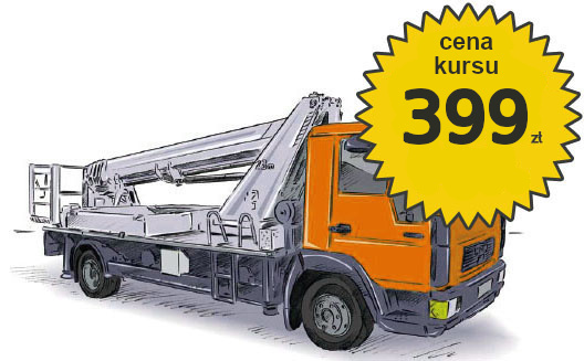 Kurs na wszystkie rodzaje podestów w cenie 399zł.