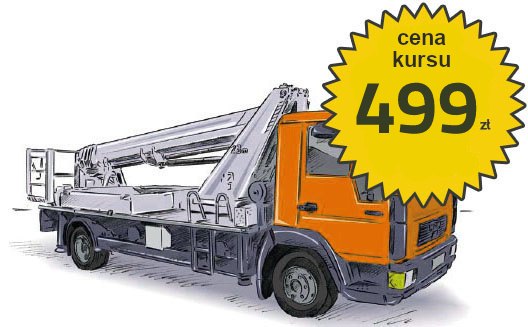 Kurs na wszystkie rodzaje podestów w cenie 499 zł.